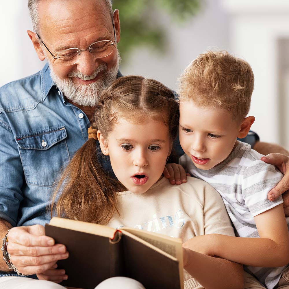Probate Attorney Trustee Monterey, CA (photo: grandfather, girl, boy)